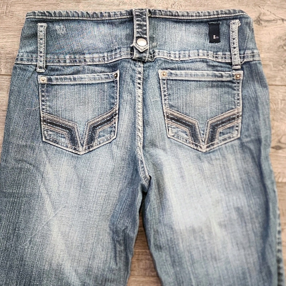 Zco. Women's Jeans Triple Button Size 7 Blue Denim - Picture 10 of 12